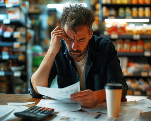 Freight broker reviewing competitive insurance savings and cost reduction